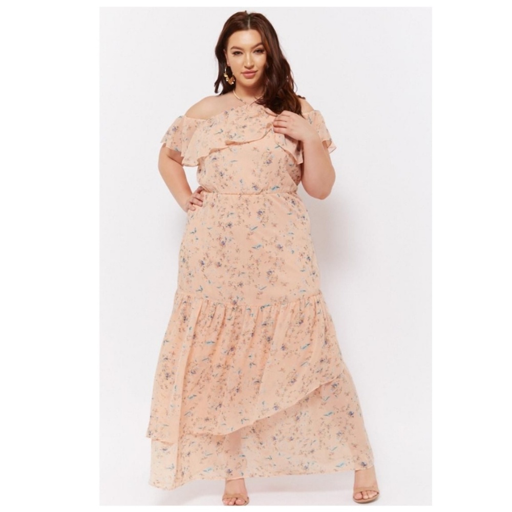 NWOT F21 Ditsy Floral Maxi Dress